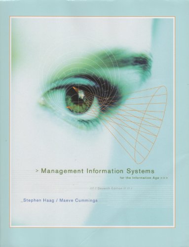 Imagen de archivo de Management Information Systems for the Information Age Seventh Edition (Management information Systems for the Information Age seventh edition) a la venta por Better World Books