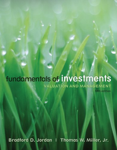 Beispielbild fr Fundamentals of Investments : Valuation and Management zum Verkauf von Better World Books