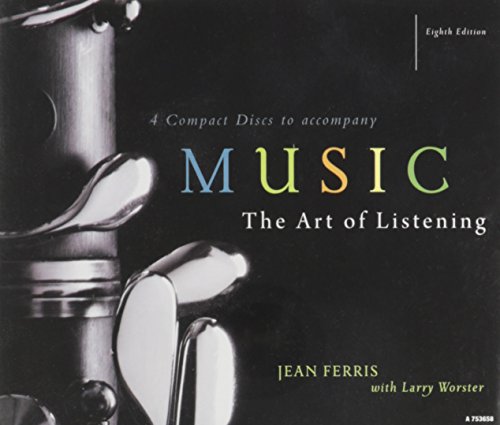 Imagen de archivo de 4-CD Set for use with Music: The Art of Listening a la venta por Dream Books Co.