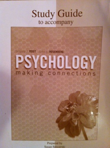 Beispielbild fr Study Guide For Psychology Making Connections ; 9780077287511 ; 0077287517 zum Verkauf von APlus Textbooks
