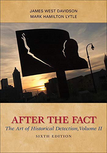 Stock image for After the Fact: The Art of Historical Detection, Volume II for sale by BooksRun