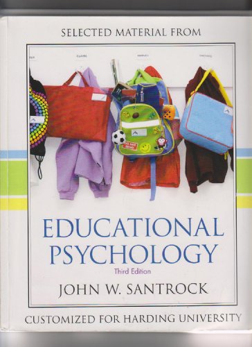 9780077293406: Selectrd Material From Eduational Psychology 3rd Ed. (Customized for Harding University)