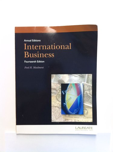 Imagen de archivo de International Business (2007 14th Edition) (Annual Editions, Contemporary Learning Series) a la venta por Bookmans