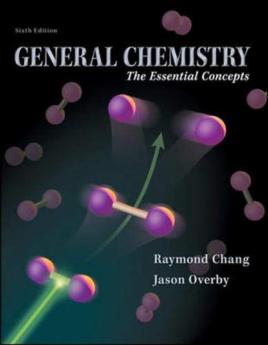 Workbook with Solutions to accompany General Chemistry (9780077296117) by Chang, Raymond; Overby, Jason