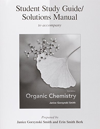 Stock image for Study Guide/Solutions Manual for Organic Chemistry for sale by Better World Books