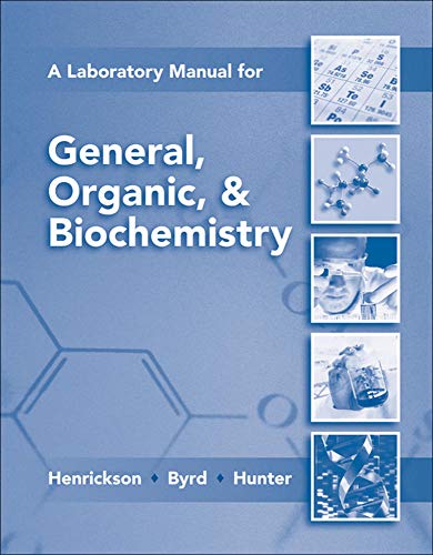 Beispielbild fr Lab Manual for General, Organic & Biochemistry zum Verkauf von BooksRun