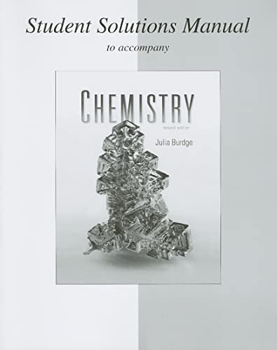 Stock image for Student Solutions Manual to Accompany Chemistry for sale by ThriftBooks-Dallas