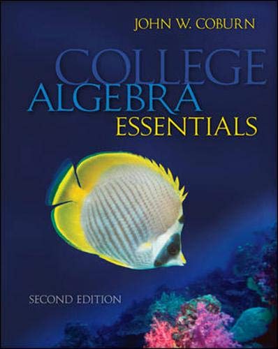 Beispielbild fr College Algebra Essentials zum Verkauf von ThriftBooks-Dallas