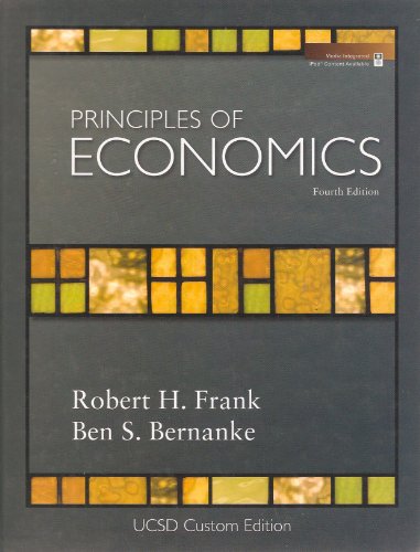 Beispielbild fr Principles of Economics UCSD Custom Edition zum Verkauf von HPB-Red