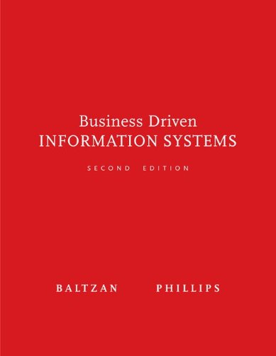 Imagen de archivo de Business Driven Information Systems a la venta por BookHolders