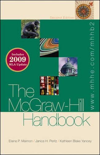 Imagen de archivo de The McGraw-Hill Handbook 2009 MLA Update (paperback) a la venta por HPB-Red