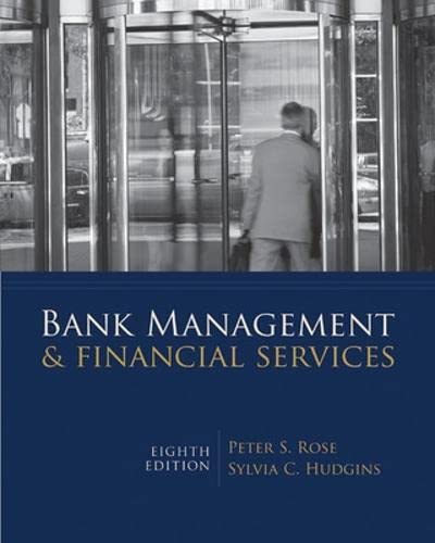 Stock image for Bank Management Financial Services w/SP bind-in card for sale by GoldenDragon