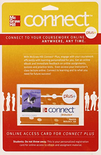 Stock image for Biology Connect Plus Access Card for sale by Ergodebooks
