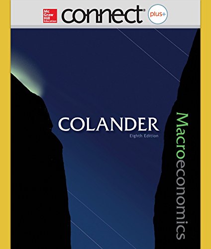 Connect Access Card for Macroeconomics (9780077307141) by David Colander