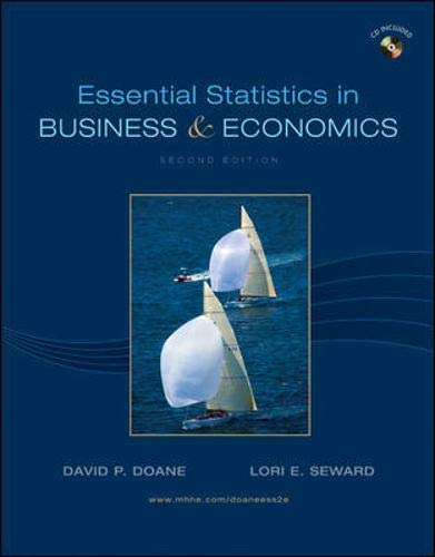 Stock image for Essential Statistics in Business and Economics with Student CD (Mcgraw-hill/Irwin Series Operations and Decision Sciences) for sale by SecondSale