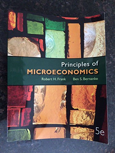 Imagen de archivo de Principles of Microeconomics (McGraw-Hill Series in Economics) a la venta por Wonder Book