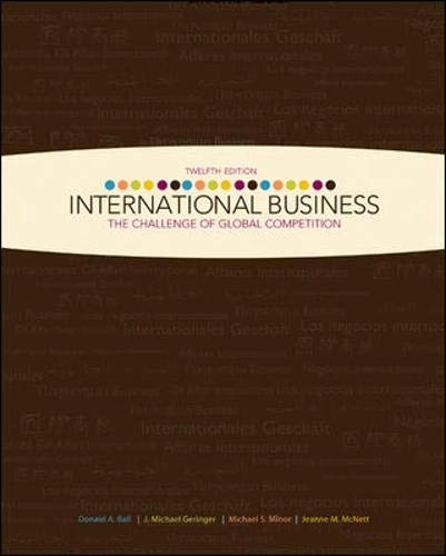 Beispielbild fr International Business: The Challenge of Global Competition [With Access Code] zum Verkauf von ThriftBooks-Dallas