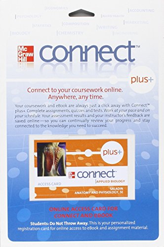 Beispielbild fr Connect Plus Access Card for Anatomy and Physiology zum Verkauf von Textbooks_Source