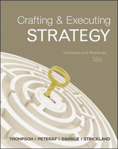 Stock image for Crafting & Executing Strategy: Concepts and Readings for sale by Wonder Book