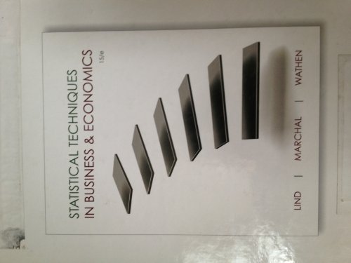 9780077327019: Statistical Techniques in Business and Economics