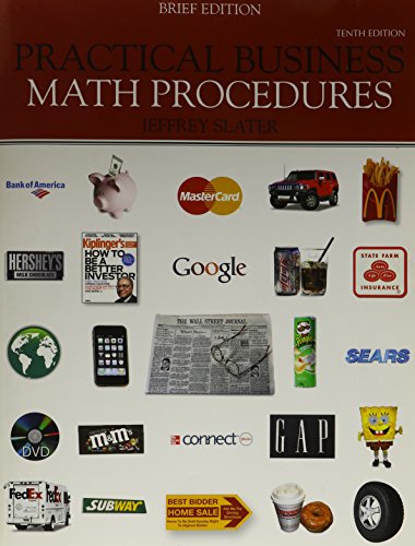 Beispielbild fr Practical Business Math Procedures zum Verkauf von Better World Books