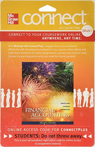 9780077328191: Financial Accounting Connect Plus Accounting 1-semester Access Card