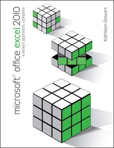 Stock image for Microsoft Office Excel 2010: a Lesson Approach, Complete for sale by Better World Books