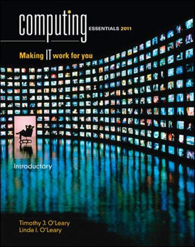 9780077331399: Computing Essentials 2011 Introductory Edition (The O'leary Series)