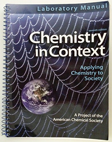 Beispielbild fr Laboratory Manual Chemistry in Context zum Verkauf von Better World Books
