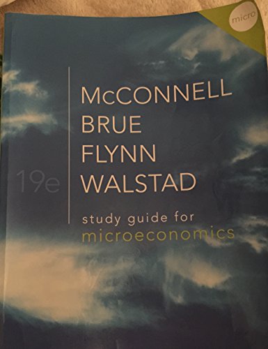 Imagen de archivo de Study Guide for Microeconomics a la venta por HPB-Red