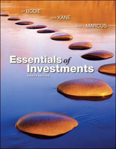 Beispielbild fr Essentials of Investments with S&P Card (The McGraw-Hill/Irwin Series in Finance, Insurance, and Real Estate) zum Verkauf von Wonder Book