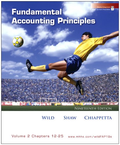 Loose-Leaf Fundamental Accounting Principles Vol. 2 (Ch 12-25) (9780077342388) by Wild, John; Larson, Kermit; Chiappetta, Barbara