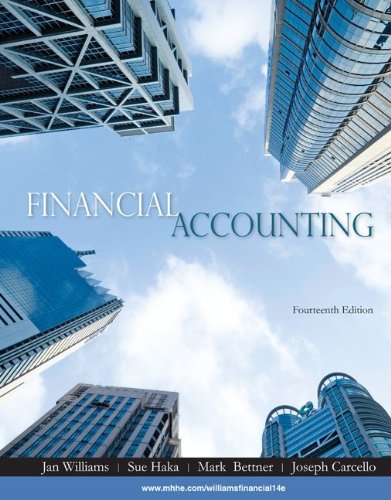 Loose-leaf version Financial Accounting (9780077342531) by Williams, Jan; Haka, Sue; Bettner, Mark; Carcello, Joseph