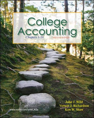 Stock image for College Accounting Ch 1-14 with Annual Report for sale by Irish Booksellers