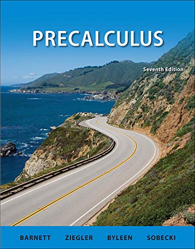 Precalculus (9780077349912) by Barnett, Raymond; Ziegler, Michael; Byleen, Karl; Sobecki, David