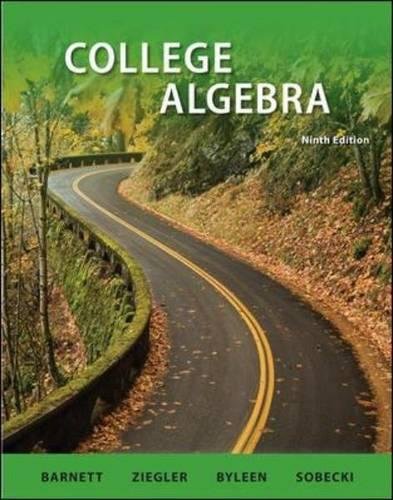 Imagen de archivo de College Algebra a la venta por ThriftBooks-Atlanta
