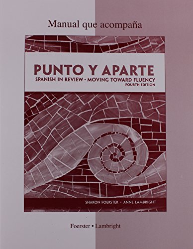 Beispielbild fr Workbook/Laboratory Manual for Punto Y Aparte zum Verkauf von HPB-Red