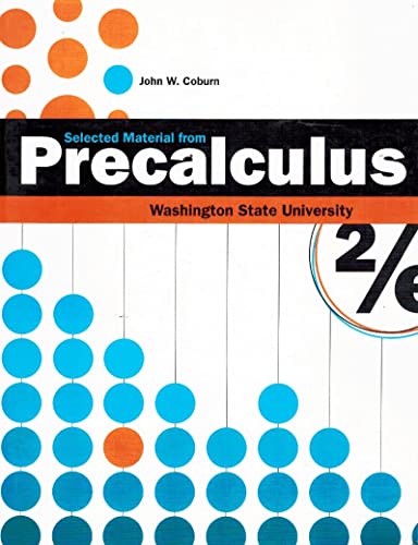 9780077351069: Precalculus Selected Material (Custom)