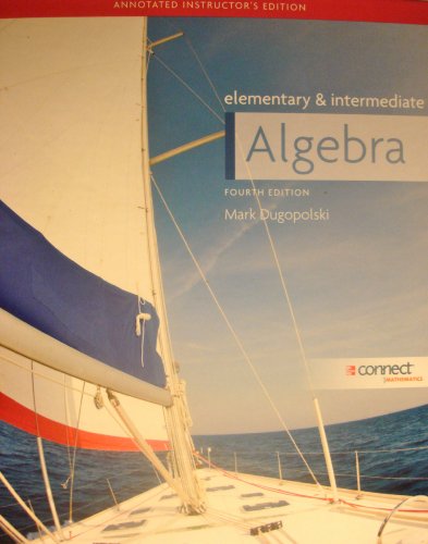 Stock image for Elementary and Intermediate Algebra for sale by dsmbooks