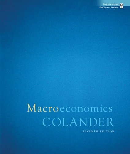 Macroeconomics + Economy 2009 Update (9780077354268) by Colander, David