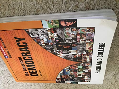 Imagen de archivo de The American Democracy, 9th Edition, Texas Edition, Richland College a la venta por SecondSale