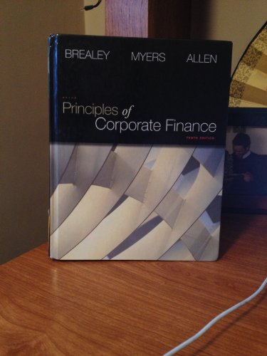 Beispielbild fr Principles of Corporate Finance zum Verkauf von Better World Books