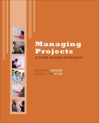 Stock image for Managing Projects: A Team-Based Approach with Student CD (McGraw-Hill/Irwin Series Operations and Decision Sciences) for sale by SecondSale