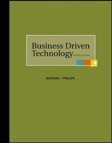 Imagen de archivo de Business Driven Technology with Premium Content Card a la venta por SecondSale