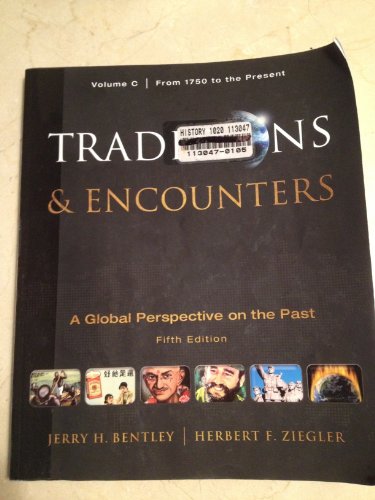 Stock image for Traditions & Encounters, Volume C: From 1750 to the Present for sale by HPB-Red