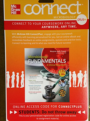 Stock image for Connect Access Card for Microbiology Fundamentals: A Clinical Approach for sale by HPB-Red