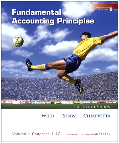 Loose-leaf Fundamental Accounting Principles Volume 1 Ch 1-12 with Best Buy Annual Report (9780077370411) by Wild, John; Larson, Kermit; Chiappetta, Barbara