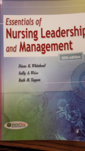 Stock image for Essentials of Nursing Leadership and Management for sale by ThriftBooks-Atlanta