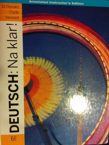 9780077378455: Deutsch: na klar! : an introductory German course (Ann. Instructor's Ed.)