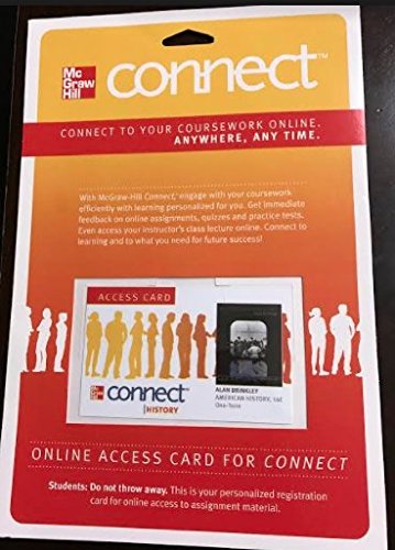 Connect History One-Term Access Card for American History (9780077379469) by Brinkley, Alan